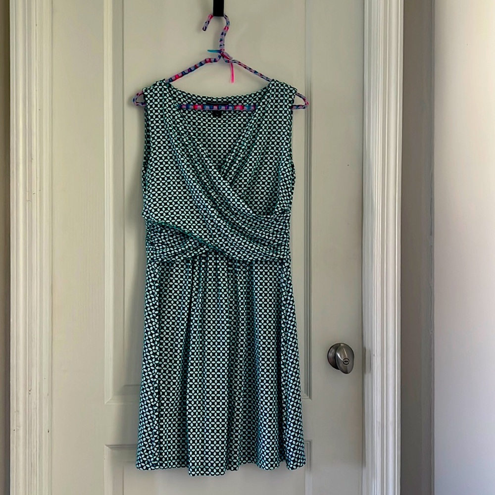 White and Teal dress, size MP,